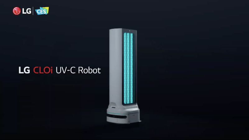 lg cloi uv c robot CES 2021 LG New Tech, QNED Mini LED and OLED Evo TVs, Wearable Air Purifier, New GRAM Laptop and more.