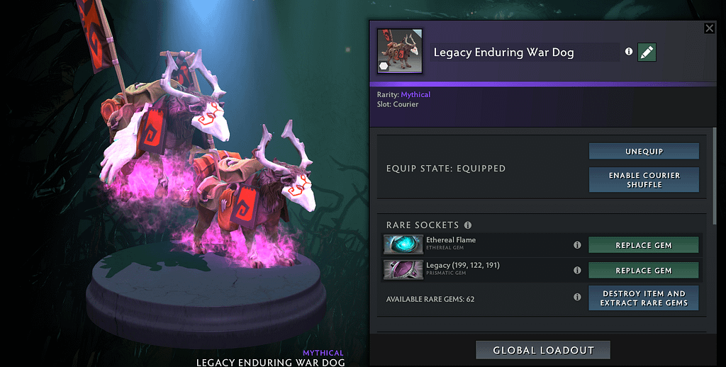 Ethereal Flames Pink War Dog Dota 2 Top 10 Most Expensive Video Game Skins Available Right Now