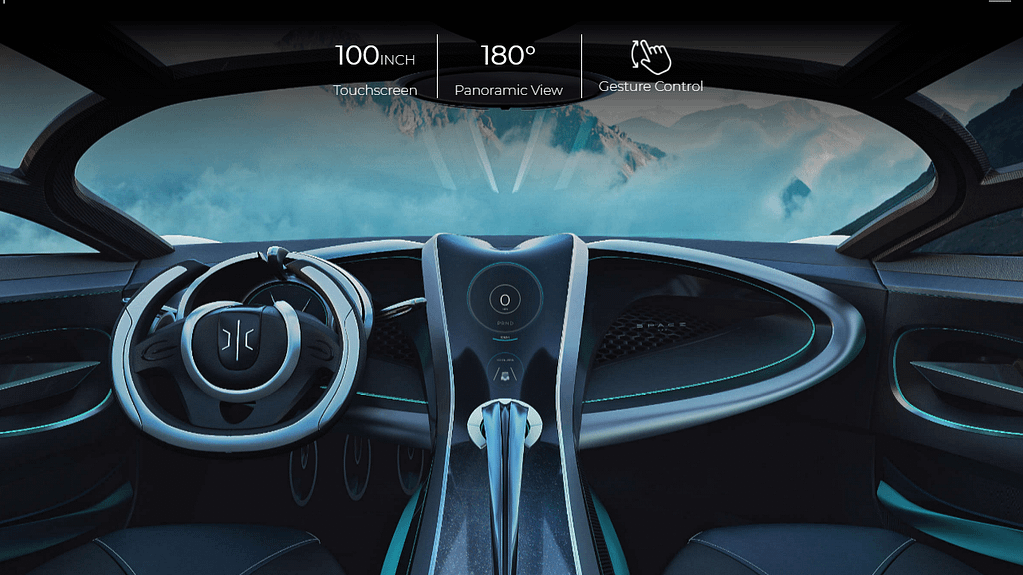 Hyperion XP1 Interior Screen Cockpit